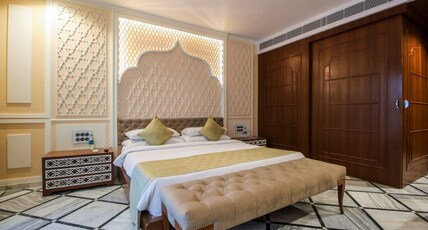 Pratap Mahal, Ajmer - IHCL SeleQtions Room Type - Luxury Room King Bed with Sitout