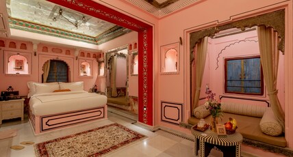 Indulge Udaipur (Phool Haveli) by PACK Room Type - The Gulaab Suite (with Bathtub)
