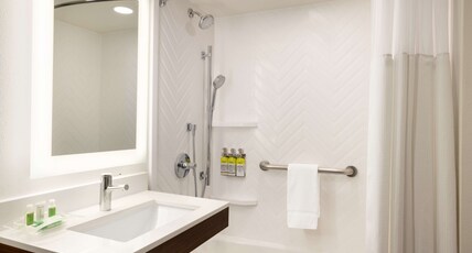DoubleTree by Hilton Fort Worth South Room Type - 1KNG MOB HEAR ACC W TUB