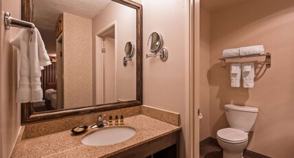 Best Western Plus Rivershore Hotel Room Type - 1 Queen Bed, Non-Smoking, Partial River View, Microwave And Refrigerator