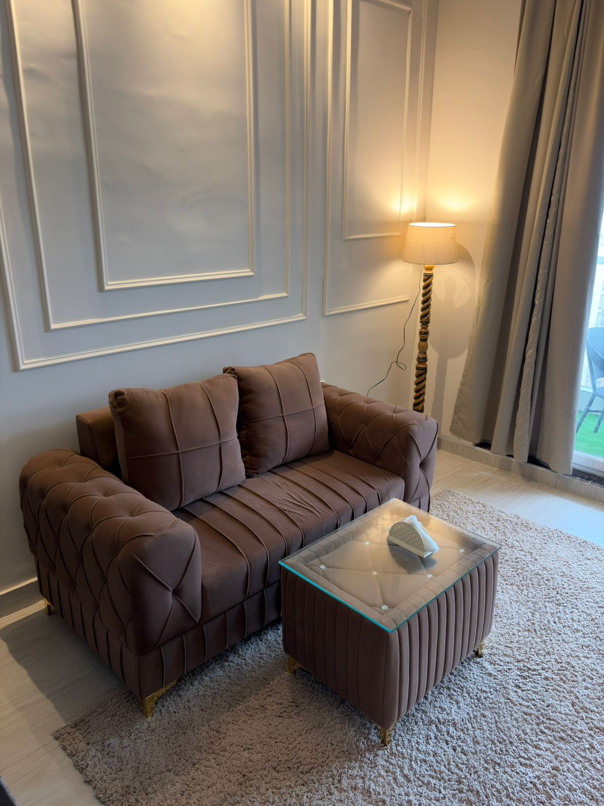 Modern Classic 1BHK Luxury Suite with Balcony - Tap to explore photos