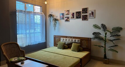 Ujoni Homestay Duliajan Room Type - ONE BHK Unit A with AC and attach washroom and living room