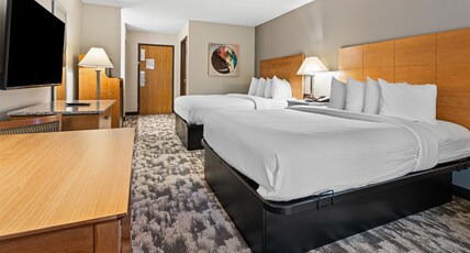 Best Western Ambassador Inn & Suites Room Type - 2 Queen Beds, Non-Smoking, Balcony, High Speed Internet Access, Refrigerator, Coffee Maker, Iron And