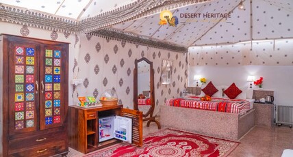 Desert Heritage Camp and Resort Room Type - Maharaja Ac Tents (Bathtub)