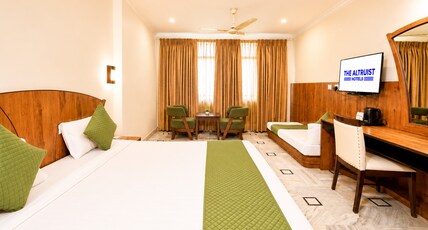 The Altruist Katra Hotel Room Type - Deluxe Room-Shrine View The Altruist Katra Hotel Room Type - Deluxe Room-Shrine View