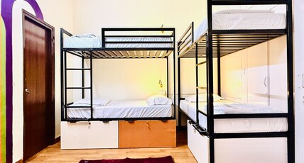 HOSHTEL99 - DELHI Room Type - 6 BED AC MIXED ENSUITE DORM