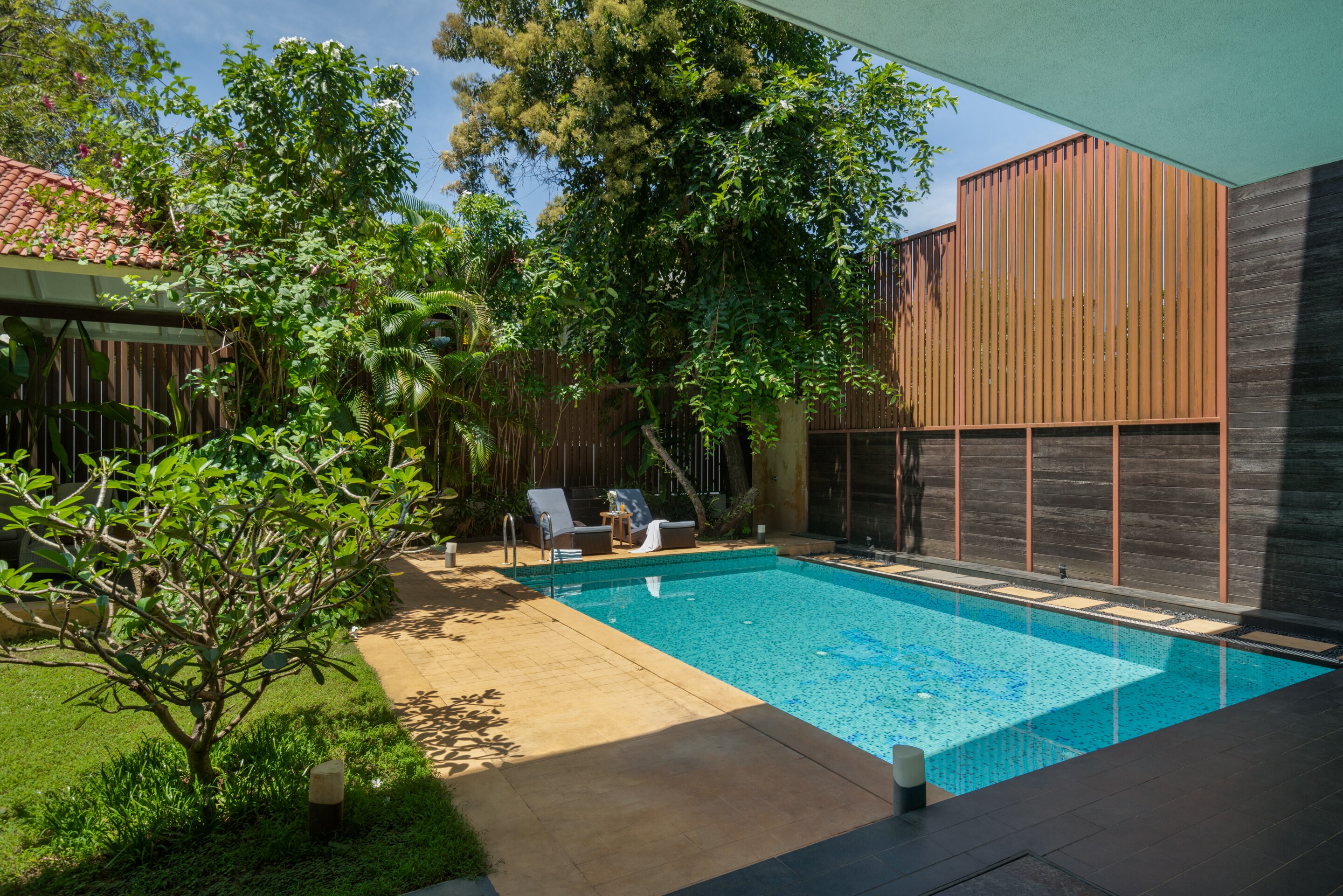 Seis Villa by The Blue Kite - 4BHK Villa with Private Pool Garden & Gazebo, 8 mins to Baga Beach - Tap to explore photos