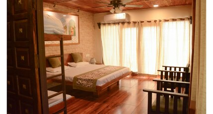 Muba's Machaan Room Type - River View AC Machaan with Private Pool