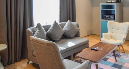 Ibis Styles Jumeirah, Bur Dubai Room Type - Suite Room with two separate single beds and li ving room