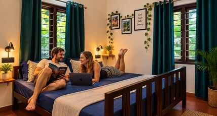The Hostel Stories, Varkala - Helipad Road Room Type - Deluxe Room