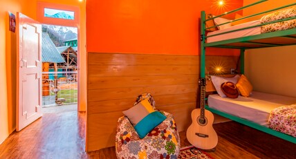Zostel Chitkul  Room Type - A Bed in 4 Bed Mixed Dorm | Shared en-suite washroom |