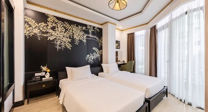 A25 Premium Hotel - 06 Truong Dinh Room Type - Deluxe City View Twin