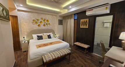 Jaltara Stays @ Malviya Nagar, Jaipur Room Type - Luxury Deluxe Room With Private Balcony