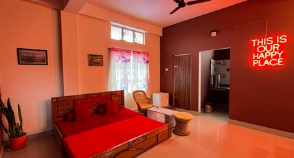 Ujoni Homestay Duliajan Room Type - ONE BHK Unit D With AC and Attach washroom and Living Room