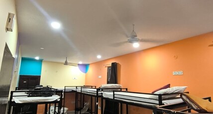 Tatsat Hostel & Caffe,   Bliss Lane , Laxman Jhula Room Type - 10 Bedded Mixed Dormitory