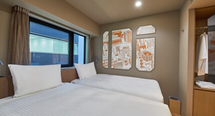 Lyf Ginza Tokyo Room Type - Side by Side Studio Twin