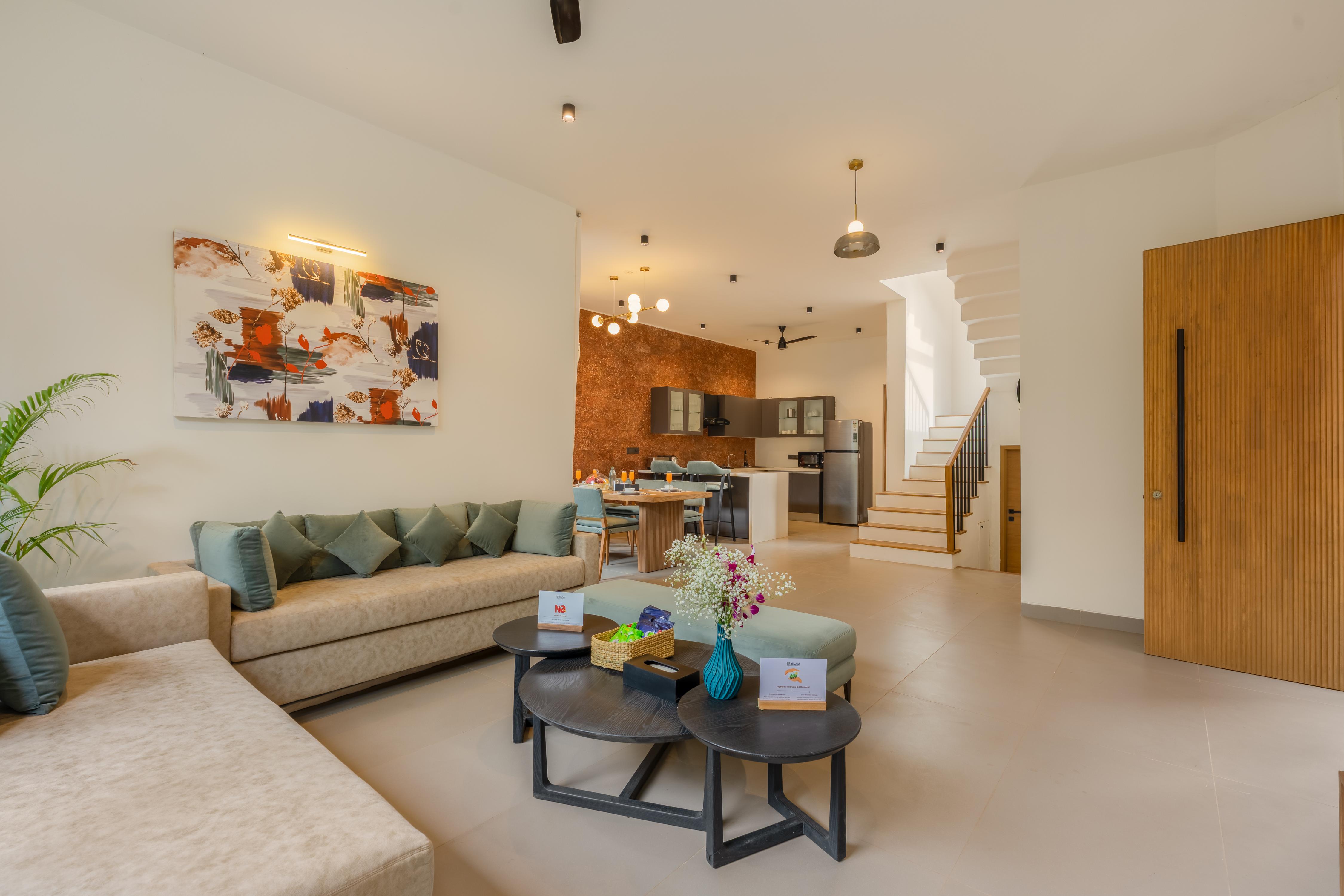 ELIVAAS Signature Coco Baia 3 BHK Villa with Pvt Pool & Terrace - Tap to explore photos