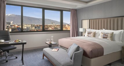 InterContinental Hotels SOFIA Room Type - 1 King Classic Mountain View Lounge Access InterContinental Hotels SOFIA Room Type - 1 King Classic Mountain View Lounge Access