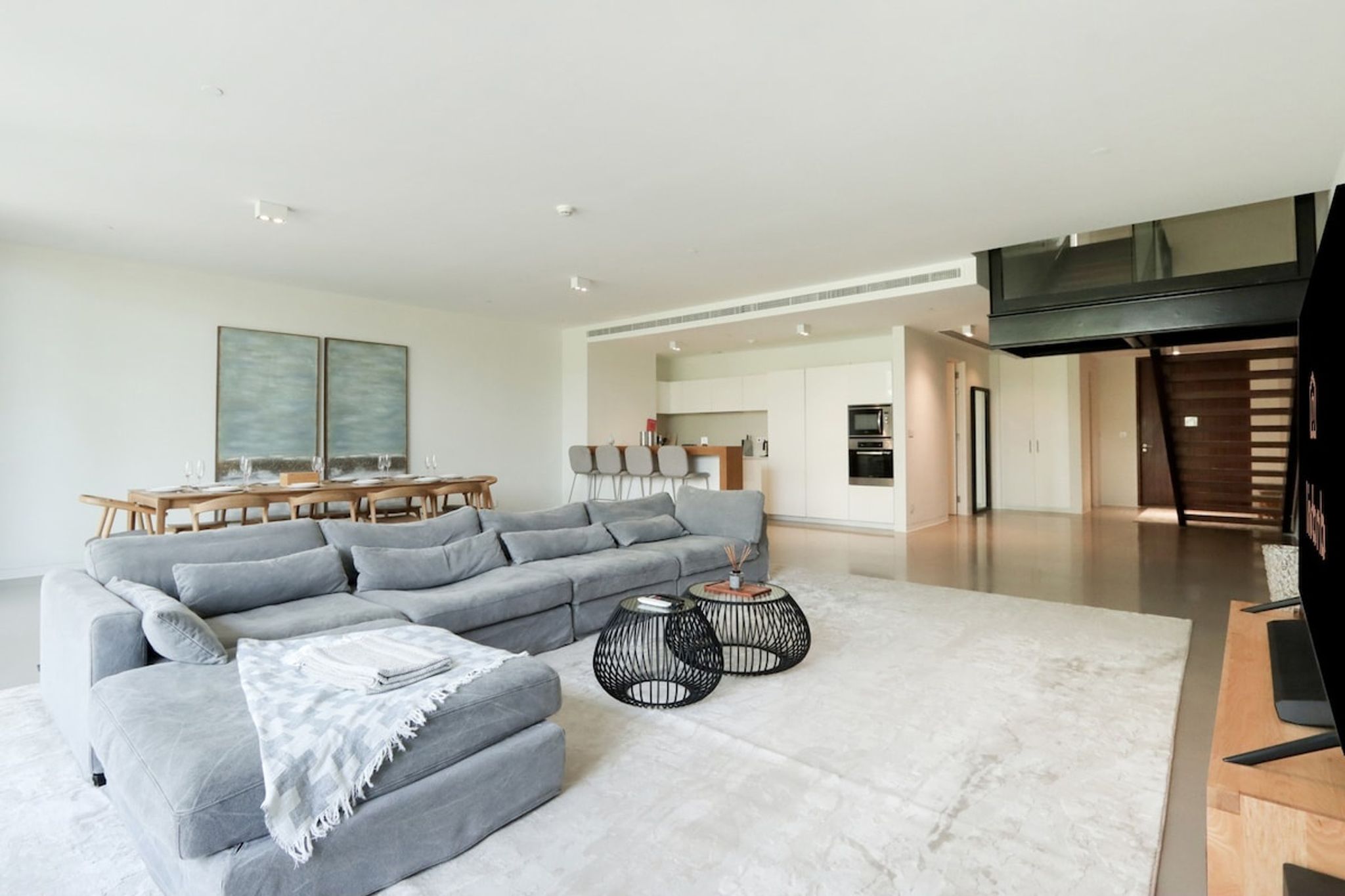 ELIVAAS Curated Beachfront Ultra 4BR Duplex | Sea & Burj Views - Tap to explore photos