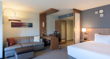 DoubleTree by Hilton Asheville Downtown Room Type - 1 KING CORNER CITY VIEW