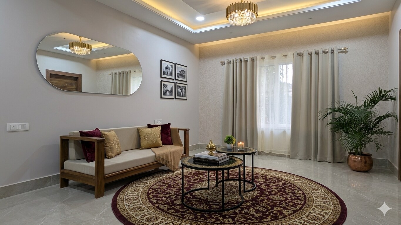 Snehalaya modern spacious room in boutique 3BHK - Tap to explore photos