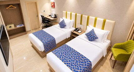 Palette Hotel by CheckIn, Visakhapatnam (Formerly The Beacon Hotel) Room Type - Deluxe Twin Room