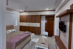 Couple friendly studio flat at gachibowli
