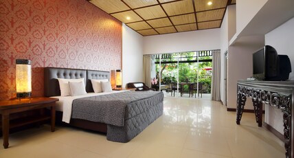 Taman Harum Cottages Room Type - Deluxe Room with Garden view