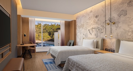 Le Meridien Dehradun Resort & Spa Room Type - Premium, Guest Room, 2 Queen, Pool view Le Meridien Dehradun Resort & Spa Room Type - Premium, Guest Room, 2 Queen, Pool view