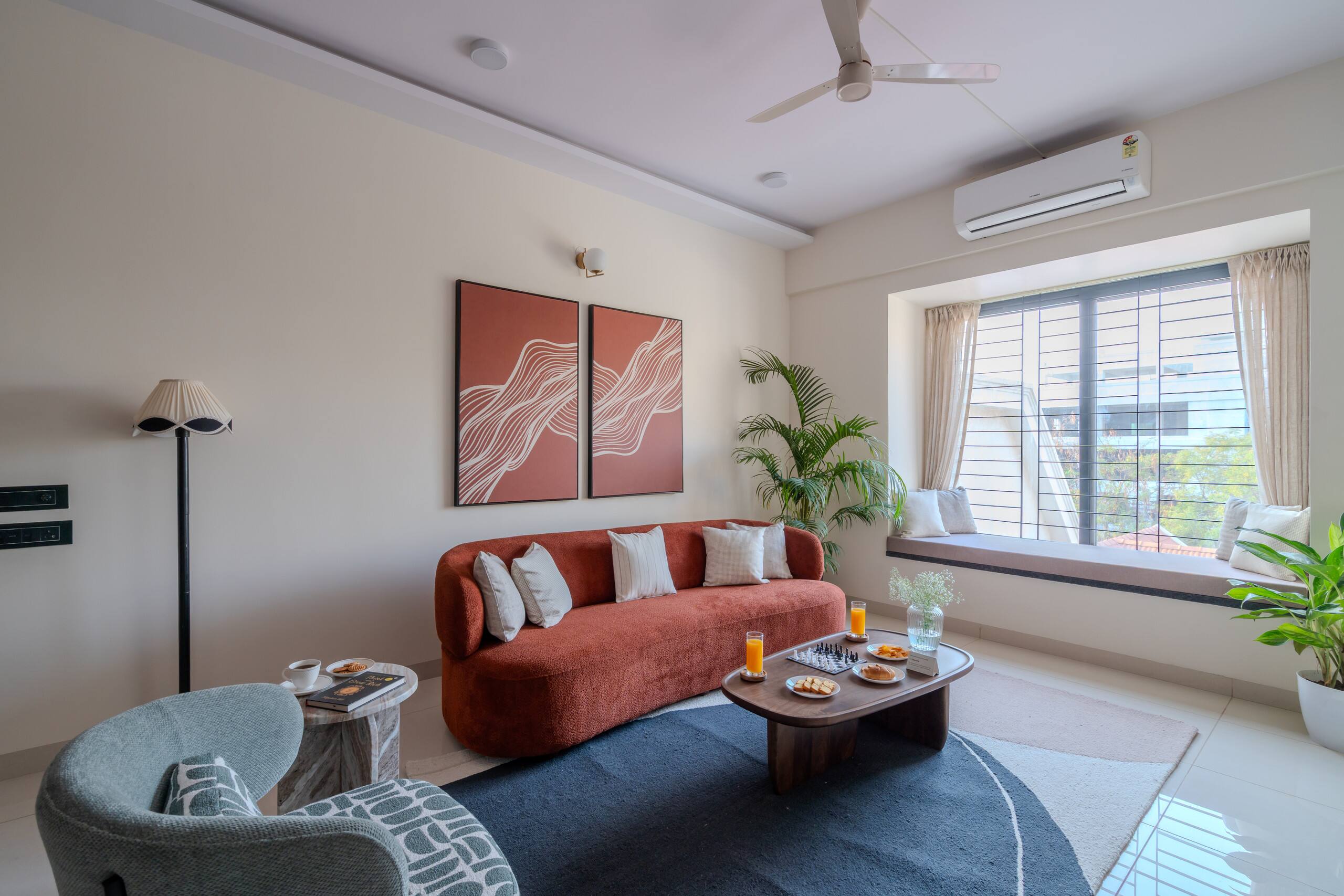 The Sienna HSR by The Blue Kite - A Modern 2BHK at Bengaluru with WiFi & Inverter (A - 2 BHK) - Tap to explore photos