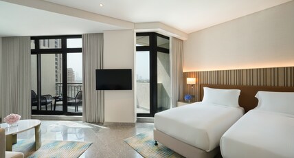 Arabian Park Hotel Room Type - Spacious Room with Balcony - Twin Beds Arabian Park Hotel Room Type - Spacious Room with Balcony - Twin Beds
