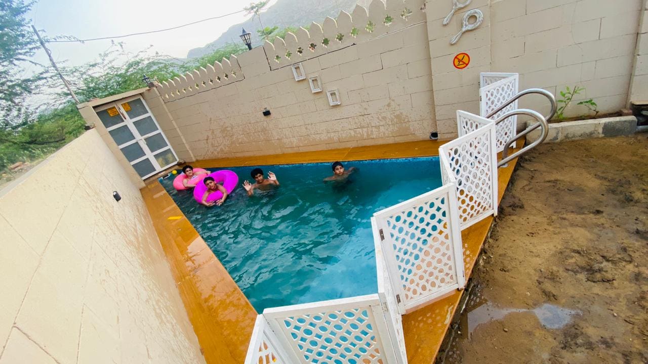 The Promise Land | Cottage Room in Ajmer with Pool - Tap to explore photos