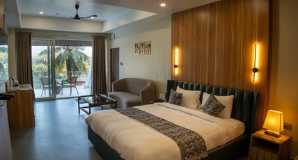 Aroohan Serenity Resort Room Type - Hornbill Super Deluxe Room with Balcony and River view