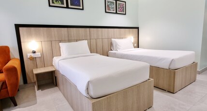 Vbrance - Luxury Boutique Hotel Near Niladri Beach Room Type - Deluxe Twin Bed Room