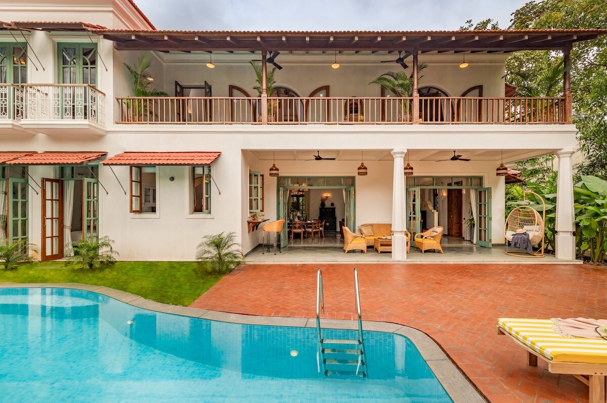 La Dona by The Blue Kite - 4BHK Villa at Assagao with Caretaker, Balcony & Large Private Pool (01) - Tap to explore photos