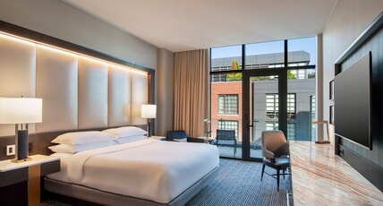 InterContinental Washington D.C. - The Wharf Room Type - 1 King Premium Wharf View Juliet Balcony InterContinental Washington D.C. - The Wharf Room Type - 1 King Premium Wharf View Juliet Balcony