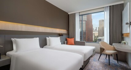 Mercure Bangkok Siam Room Type - Deluxe Room with 2 single beds, High floor