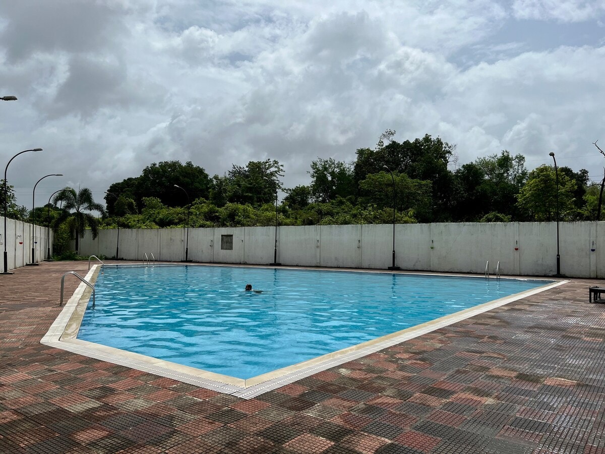 Shunya 1BHK with pool access 20 min from Imagica - Tap to explore photos