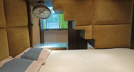 Unique bunk bed for 3 or more . Room Type - Bunk Bed