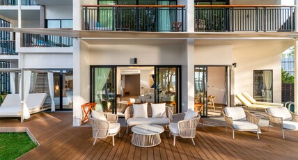 Le Meridien Phuket Mai Khao Beach Resort Room Type - 2 Bedroom Residential Suite, Bedroom 1:1 King, Bedroom 2:2 Doubles, Ocean Front, Private Pool for 4 