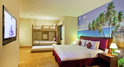 Kuta Central Park Hotel Room Type - Family Room (NO WINDOW)