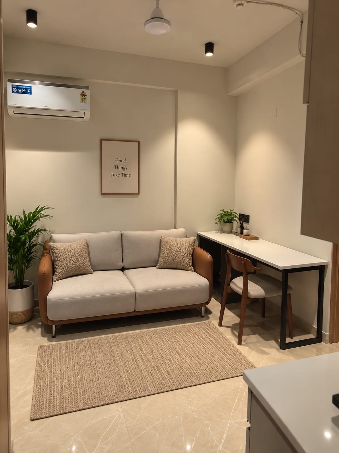 The Velora Peaceful Couple's Stay Office Nook - Tap to explore photos