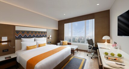 Novotel Guwahati GS Road Room Type - Superior Room with 1 king bed, City view Novotel Guwahati GS Road Room Type - Superior Room with 1 king bed, City view