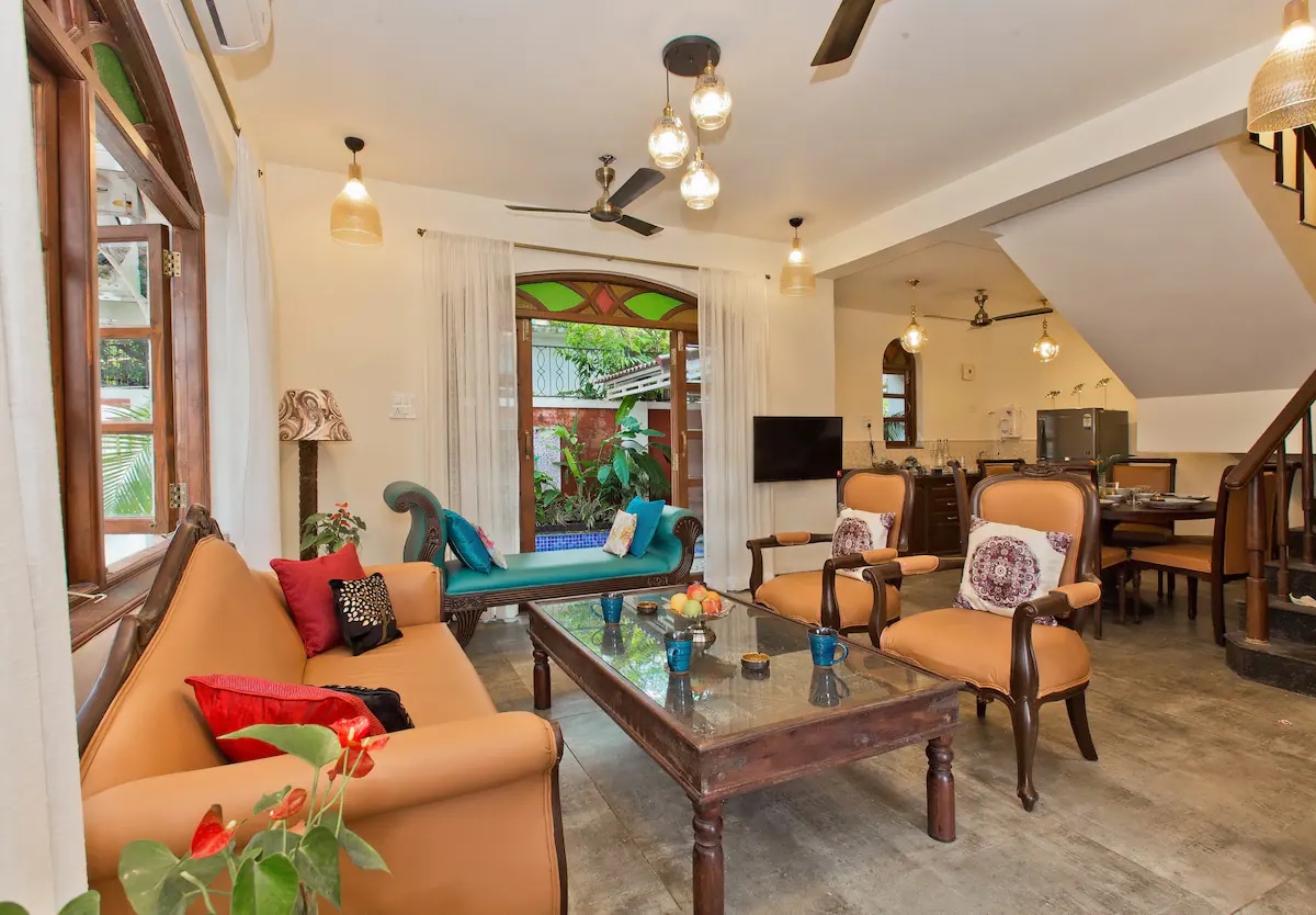 Fortune 4BHK Villa B with Private Pool| Candolim - Tap to explore photos