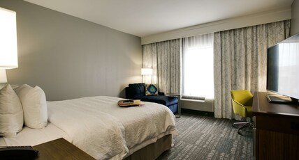Hampton Inn & Suites Dallas-Ft. Worth Airport South Room Type - 1 KING MICROWV FRIDGE NS