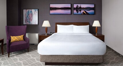 Hilton Garden Inn Calgary Airport Room Type - 1 KING W DRINKS-SNACKS