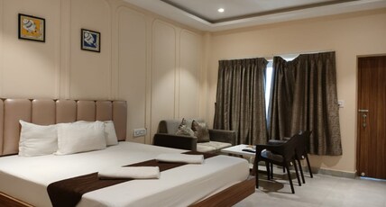 PARTH KING BEACH RESORT Room Type - Deluxe Double Room with Side Sea View