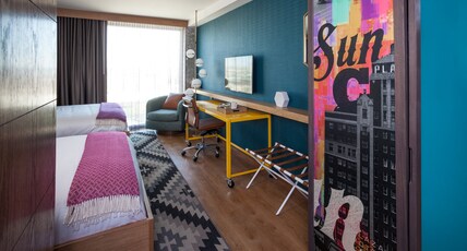 Hotel Indigo El Paso Downtown, an IHG Hotel Room Type - 2 Queen Suite Mobility Accessible Roll In Shower