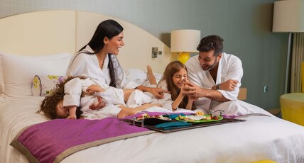 SOFITEL DUBAI DOWNTOWN Room Type - LUXURY KIDS FAMILY ROOM - 01 King Bed and 02 Bunk Beds SOFITEL DUBAI DOWNTOWN Room Type - LUXURY KIDS FAMILY ROOM - 01 King Bed and 02 Bunk Beds