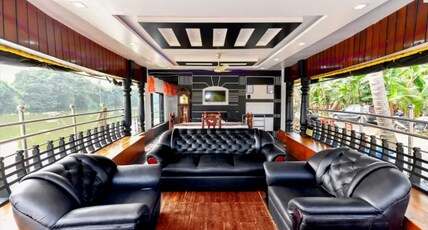 Indraprastham Houseboats Room Type - One Bedroom Deluxe Independent Houseboat Night Stay only No cruise (Ch-in 5.30 pm to Ch-out 9.00 am)